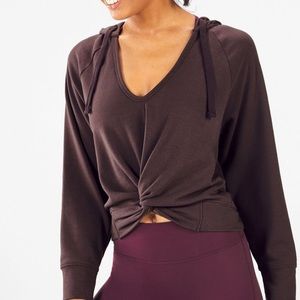 Purple Fabletics pullover hoodie